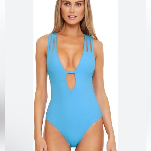 Becca By Rebecca Virtue Skylar One Piece Swimsuit NEW - Picture 1 of 2